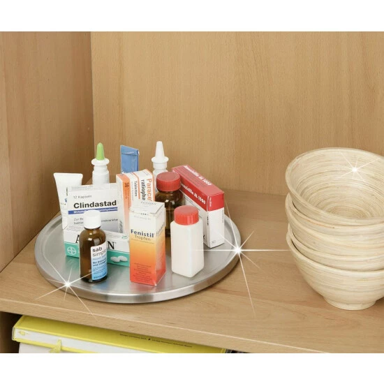 Wenko Schrankrondell Uno Edelstahl 9 Wenko Schrankrondell Uno Edelstahl – Bild 7