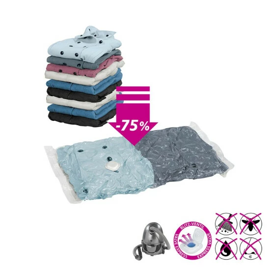 Wenko Vakuum Beutel Reise-Set 6-teilig 8 Wenko Vakuum Beutel Reise-Set 6-teilig – Bild 6