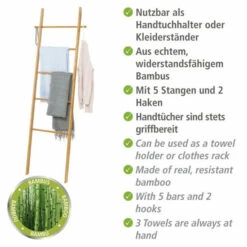 Wenko Handtuchleiter Bahari Bambus -Günstiges Wenko Geschäft unnamed file 4215