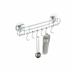 Wenko TurboFIX Küchen-Reling Mit 6 Haken