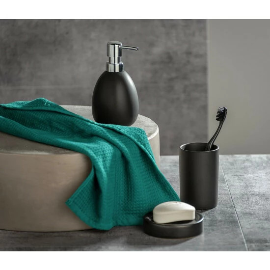 Wenko Zahnputzbecher Polaris Schwarz Matt 8 Wenko Zahnputzbecher Polaris Schwarz Matt – Bild 6