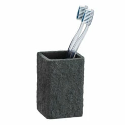 Wenko Zahnputzbecher Villata Grau -Günstiges Wenko Geschäft unnamed file 4269