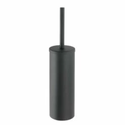 Wenko WC-Garnitur Bosio Geschlossen Edelstahl Black Matt