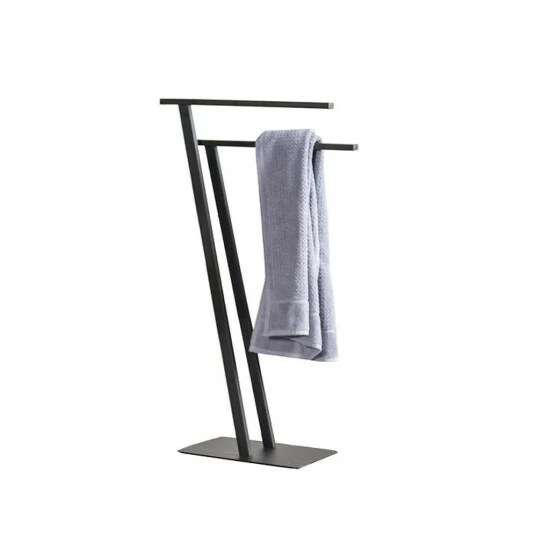 Wenko Handtuchständer Lirio Schwarz Matt 10 Wenko Handtuchständer Lirio Schwarz Matt – Bild 8