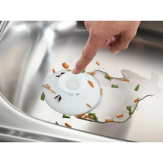 Wenko Silikon Abfluss-Stöpsel Sore, Weiß 3 Wenko Silikon Abfluss-Stöpsel Sore, Weiß