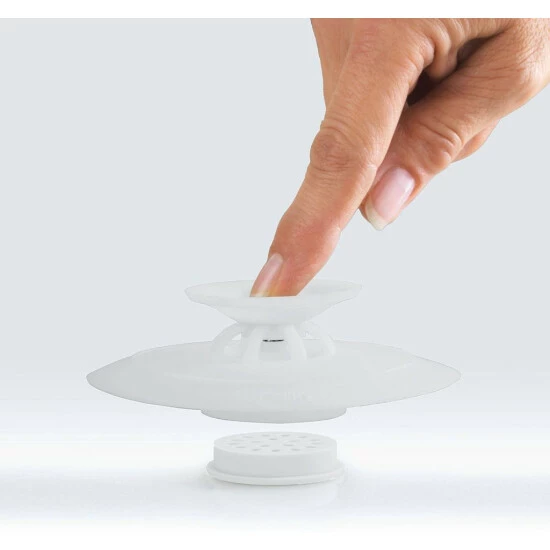 Wenko Silikon Abfluss-Stöpsel Sore, Weiß 8 Wenko Silikon Abfluss-Stöpsel Sore, Weiß – Bild 6