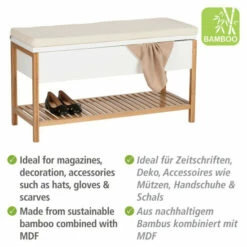 Wenko Schuhbank Mit Staufach Finja -Günstiges Wenko Geschäft unnamed file 4355