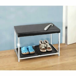 Schuhbank Von WENKO Mit Zwei Abtropfschalen