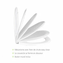 WENKO Toilettensitz Varoni Weiß - WC-Sitz Mit Absenkautomatik (Easy Close) Und Komfortabler Fix Clip Befestigung -Günstiges Wenko Geschäft unnamed file 4531