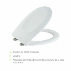 WENKO Toilettensitz Varoni Weiß - WC-Sitz Mit Absenkautomatik (Easy Close) Und Komfortabler Fix Clip Befestigung -Günstiges Wenko Geschäft unnamed file 4532