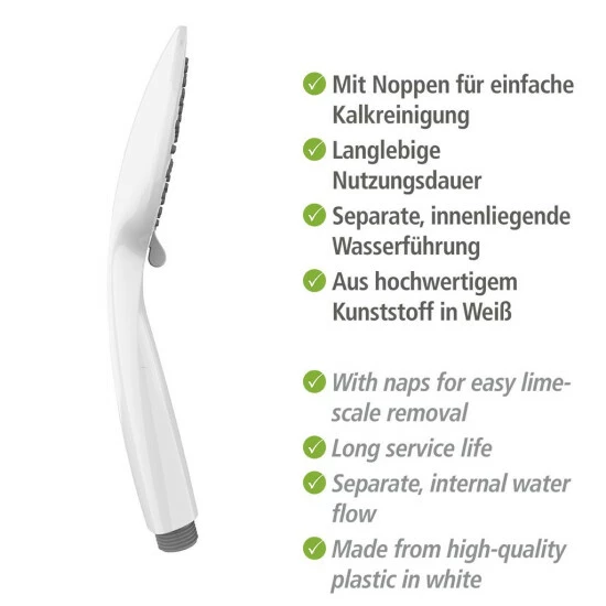 Wenko Duschkopf Young Weiß Ø 11 Cm 10 Wenko Duschkopf Young Weiß Ø 11 Cm – Bild 8