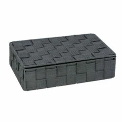 Wenko Aufbewahrungskorb Mit Deckel Adria Klein Dunkelgrau -Günstiges Wenko Geschäft unnamed file 4564