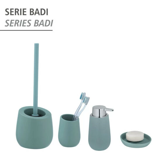 Wenko Seifenspender Badi Blaugrau Keramik 7 Wenko Seifenspender Badi Blaugrau Keramik – Bild 5