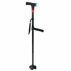 Multifunktionaler Spazierstock Mit LED-Licht, WENKO - WENKO