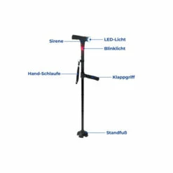 Multifunktionaler Spazierstock Mit LED-Licht, WENKO - WENKO -Günstiges Wenko Geschäft unnamed file 4632