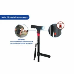 Multifunktionaler Spazierstock Mit LED-Licht, WENKO - WENKO -Günstiges Wenko Geschäft unnamed file 4633