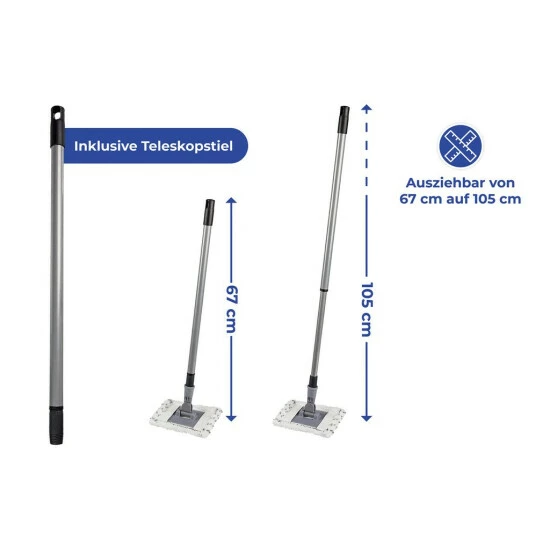 Wenko Teleskop Bad- Und Fliesenwischer Profi Inkl. 2 Bezügen 11 Wenko Teleskop Bad- Und Fliesenwischer Profi Inkl. 2 Bezügen – Bild 9