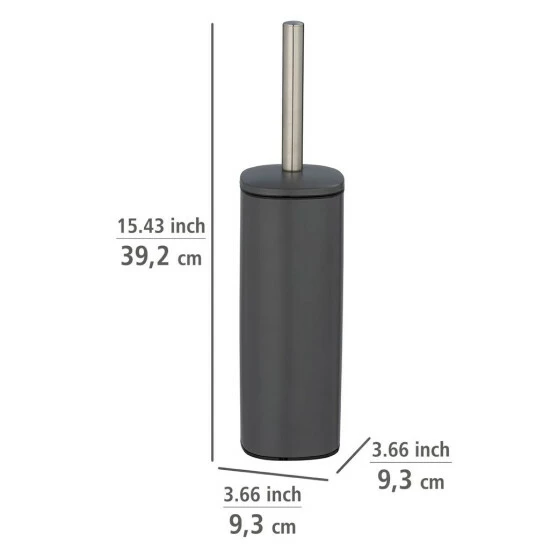 Wenko WC-Garnitur Alassio, Grau 5 Wenko WC-Garnitur Alassio, Grau – Bild 3