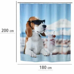 Wenko Duschvorhang Cool Dog -Günstiges Wenko Geschäft unnamed file 4826