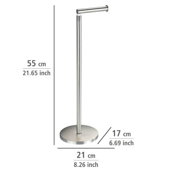 Wenko Stand Toilettenpapierhalter 2 In 1 Matt 10 Wenko Stand Toilettenpapierhalter 2 In 1 Matt – Bild 8