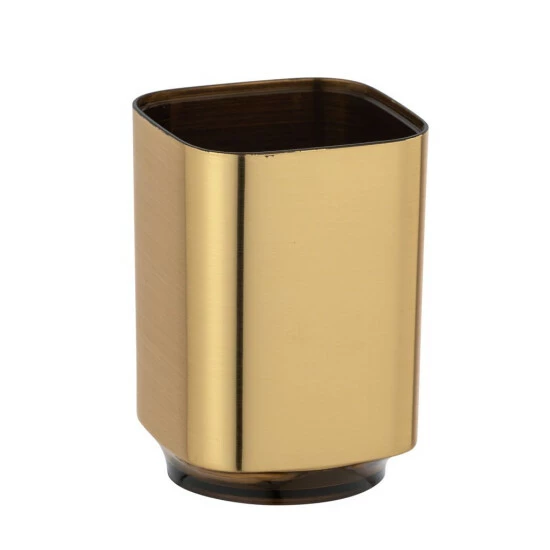 Wenko Zahnputzbecher Auron Gold 3 Wenko Zahnputzbecher Auron Gold
