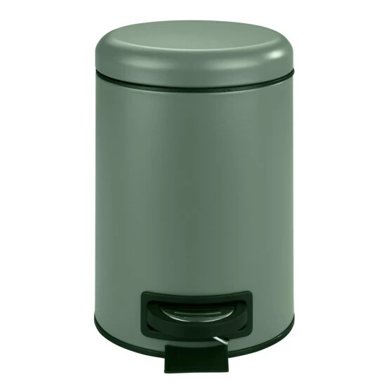 Wenko Kosmetik-Treteimer Leman Dunkelgrün 3 L 6 Wenko Kosmetik-Treteimer Leman Dunkelgrün 3 L – Bild 4