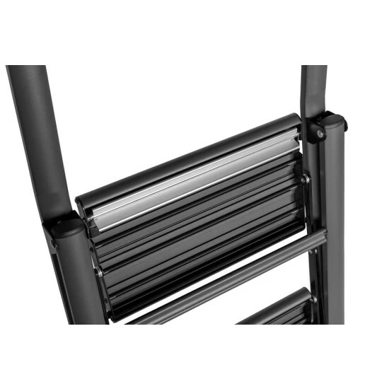 Wenko Alu-Klapptrittleiter Compact 2-stufig Dunkelgrau 11 Wenko Alu-Klapptrittleiter Compact 2-stufig Dunkelgrau – Bild 9