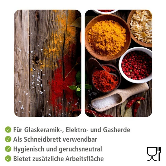 Wenko Herdabdeckplatte Universal Gewürze 2er Set 6 Wenko Herdabdeckplatte Universal Gewürze 2er Set – Bild 4