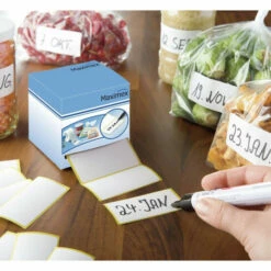 Wenko Haftetiketten 500 Stück, Mit Dispenser