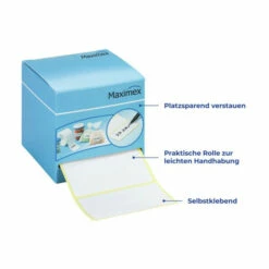 Wenko Haftetiketten 500 Stück, Mit Dispenser -Günstiges Wenko Geschäft unnamed file 5071