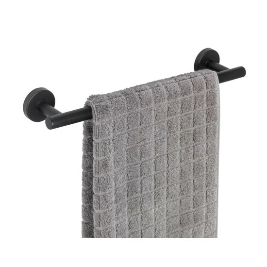 Wenko Badetuchstange Bosio Schwarz Matt 4 Wenko Badetuchstange Bosio Schwarz Matt – Bild 2