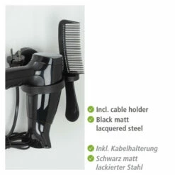 Wenko Static-Loc® Plus Haartrocknerhalter Pavia Schwarz 11 Wenko Static-Loc® Plus Haartrocknerhalter Pavia Schwarz -Günstiges Wenko Geschäft unnamed file 5325