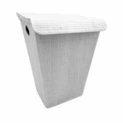 Wenko Wäschetruhe Bamboo Weiß, Konisch -Günstiges Wenko Geschäft unnamed file 5421