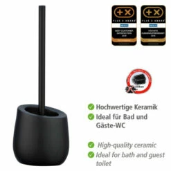 Wenko WC-Garnitur Badi Schwarz Keramik 13 Wenko WC-Garnitur Badi Schwarz Keramik -Günstiges Wenko Geschäft unnamed file 544