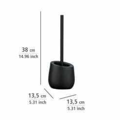 Wenko WC-Garnitur Badi Schwarz Keramik 14 Wenko WC-Garnitur Badi Schwarz Keramik -Günstiges Wenko Geschäft unnamed file 545