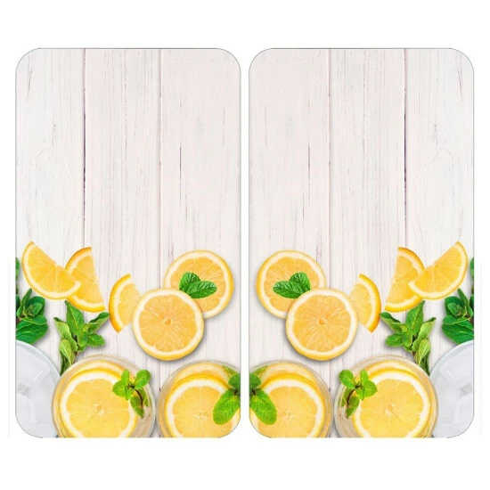 Wenko Herdabdeckplatte Universal Zitronen 2er Set 6 Wenko Herdabdeckplatte Universal Zitronen 2er Set – Bild 4