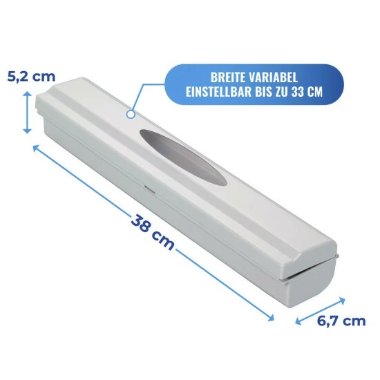 Wenko Folienschneider Perfect Cutter L Lichtgrau 2er Set 9 Wenko Folienschneider Perfect Cutter L Lichtgrau 2er Set – Bild 7