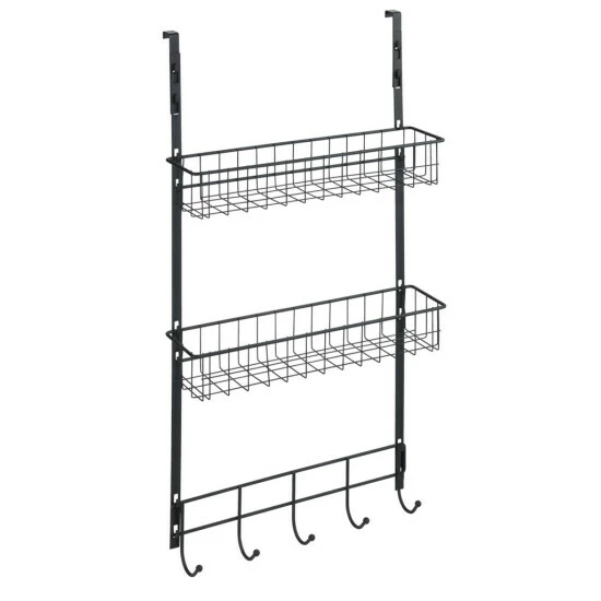 Wenko Türregal Schwarz 3 Wenko Türregal Schwarz