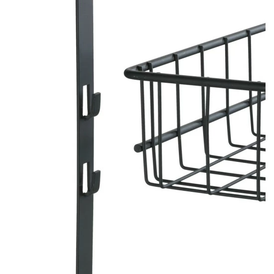 Wenko Türregal Schwarz 8 Wenko Türregal Schwarz – Bild 6