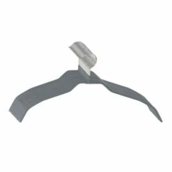 WENKO 20er Set Kleiderbügel Alessia - Rutschfester Formbügel, Gummiert, Grau