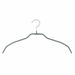 WENKO 20er Set Kleiderbügel Alessia - Rutschfester Formbügel, Gummiert, Grau -Günstiges Wenko Geschäft unnamed file 5730