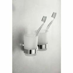 Wenko Zahnputzbecherhalter Duo Bosio Edelstahl Glänzend -Günstiges Wenko Geschäft unnamed file 5845
