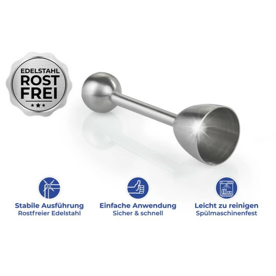 Wenko Eierköpfer Perfekt Edelstahl 8 Wenko Eierköpfer Perfekt Edelstahl – Bild 6