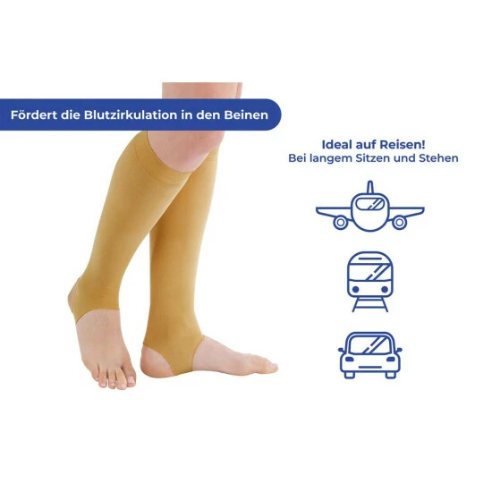 Wenko Stützstrümpfe Hautfarben Größe L 9 Wenko Stützstrümpfe Hautfarben Größe L – Bild 7