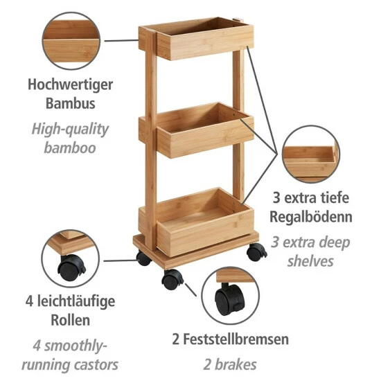 Wenko Regal Tortona Aus Bambus 12 Wenko Regal Tortona Aus Bambus – Bild 10