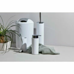WENKO Badezimmer Set Calvo Weiß Matt, 4-teilig Aus Kunststoff | 4-teiliges Bad Accessoire Set -Günstiges Wenko Geschäft unnamed file 599