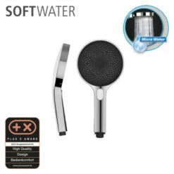 Wenko Duschkopf Softwater Chrom/Schwarz -Günstiges Wenko Geschäft unnamed file 6004