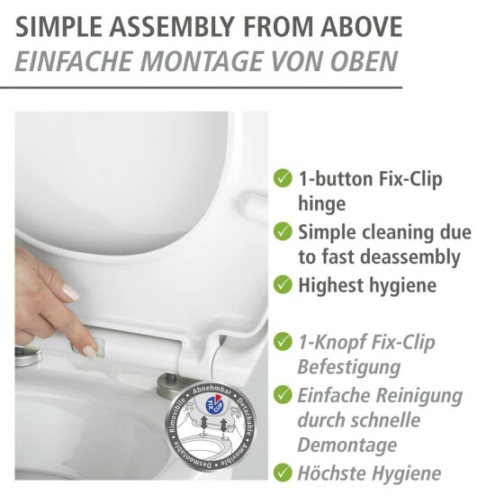 Wenko Premium WC-Sitz Agate Mit Relief 7 Wenko Premium WC-Sitz Agate Mit Relief – Bild 5