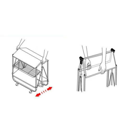 Wenko Servierwagen Dinett Deluxe Walnuss 13 Wenko Servierwagen Dinett Deluxe Walnuss – Bild 11