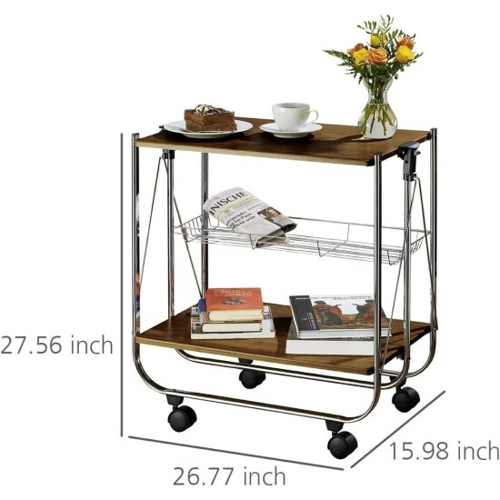 Wenko Servierwagen Dinett Deluxe Walnuss 16 Wenko Servierwagen Dinett Deluxe Walnuss – Bild 14